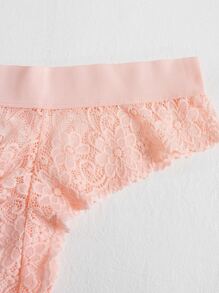 7pack Floral Lace Panty Lingerie - Multicolor - View 6