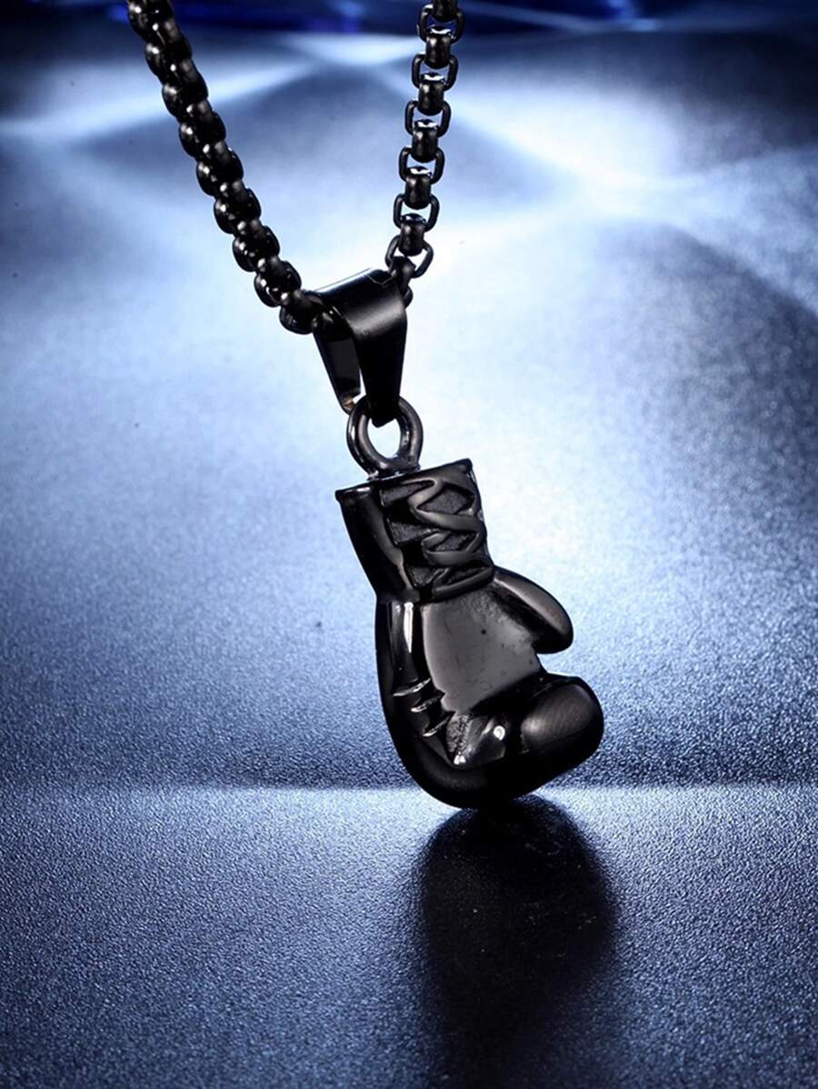 時尚流行男士卡通貓吊墜項鍊合金珠寶禮物和時尚外觀