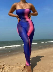 Vestido cover up con estampado - Multicolor - Ver 2