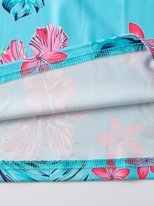 NITAGUT Áo thun có cổ Nam Nút phía trước Nhiệt đới Giải trí - Màu xanh bạc hà - Xem 4