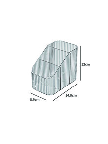 Clear Cosmetic Storage Box, 1pc Multifunctional Makeup Organizer, Cosmetic Storage Organizer, Lipstick Display Rack, Desktop Sundries Storage Box For Dresser, Bathroom, Office,Vanity & Countertop,Room,Home,Bedroom,Bathroom,House,Pink Room,Living Room Decor,Travel Stuff,Gift Bag,Gifts For Mom,Dad,Men,Friends,Teacher,Birthday,Wedding,Desk,Shelves,Accessories,Gift Boxes,Funny Gift,Storage,Makeup Brush Holder - Clear - View 3