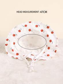 Baby Cherry Print Bucket Hat