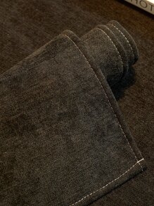 1 Đồng Màu Ghế Sofa Đệm, Hiện Đại Ghế Sofa Chống Trơn Trượt Đệm Cho Hộ Gia Đình, Tất Cả Các Mùa - màu đen - Xem 7