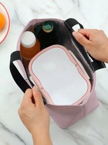 1 Túi Đựng Đồ Ăn Trưa Họa Tiết Gấu Trúc, Hoạt Hình Dễ Thương Polyester Cách Nhiệt Túi Đựng Đồ Ăn Trưa Cho Văn Phòng Làm Việc Trường Dã Ngoại Bãi Biển - Nhiều màu - Xem 6