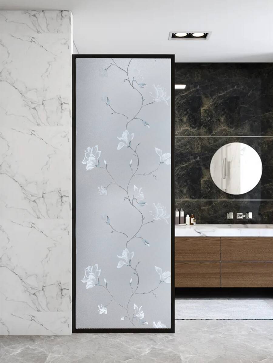 1卷花窗戶隱私貼紙