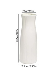 1pc Plastic Flower Vase Decoration - White - View 6