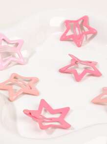 10入組星形設計髮夾 - 彩色 - 查看 4