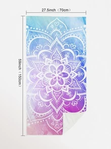 1 Khăn Đi Biển Họa Tiết Mandala, Vải Boho Hình Chữ Nhật Du Lịch Đi Biển Cho Bơi, Lặn, Mùa Hè - Nhiều màu - Xem 4