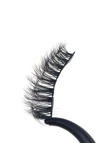 1 par Pestañas postizas separadas - Negro - Ver 3