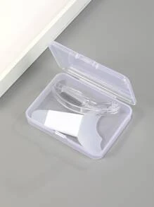 Dụng cụ chải lông mi Áp dụng vách ngăn lông mi + chải lông mi bằng thép không gỉ khi đi du lịch tại nhà để dễ dàng mang theo đồ trang điểm và trang điểm - Nhiều màu - Xem 2