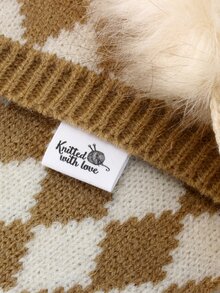 20pcs/set DIY Clothes Label, Modern Letter Graphic DIY Label For DIY - White - View 1