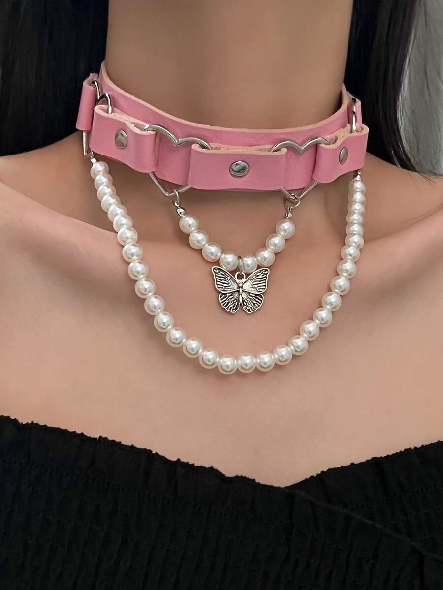 vòng cổ bướm quyến rũ - Nhiều màu - Xem 1