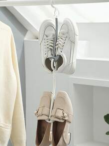 1 pieza Percha zapato secado moderno unicolor plegable zapato secado para doméstico & de viaje