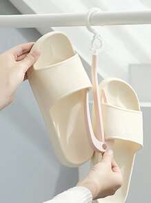 1 pieza Percha zapato secado moderno unicolor plegable zapato secado para doméstico & de viaje