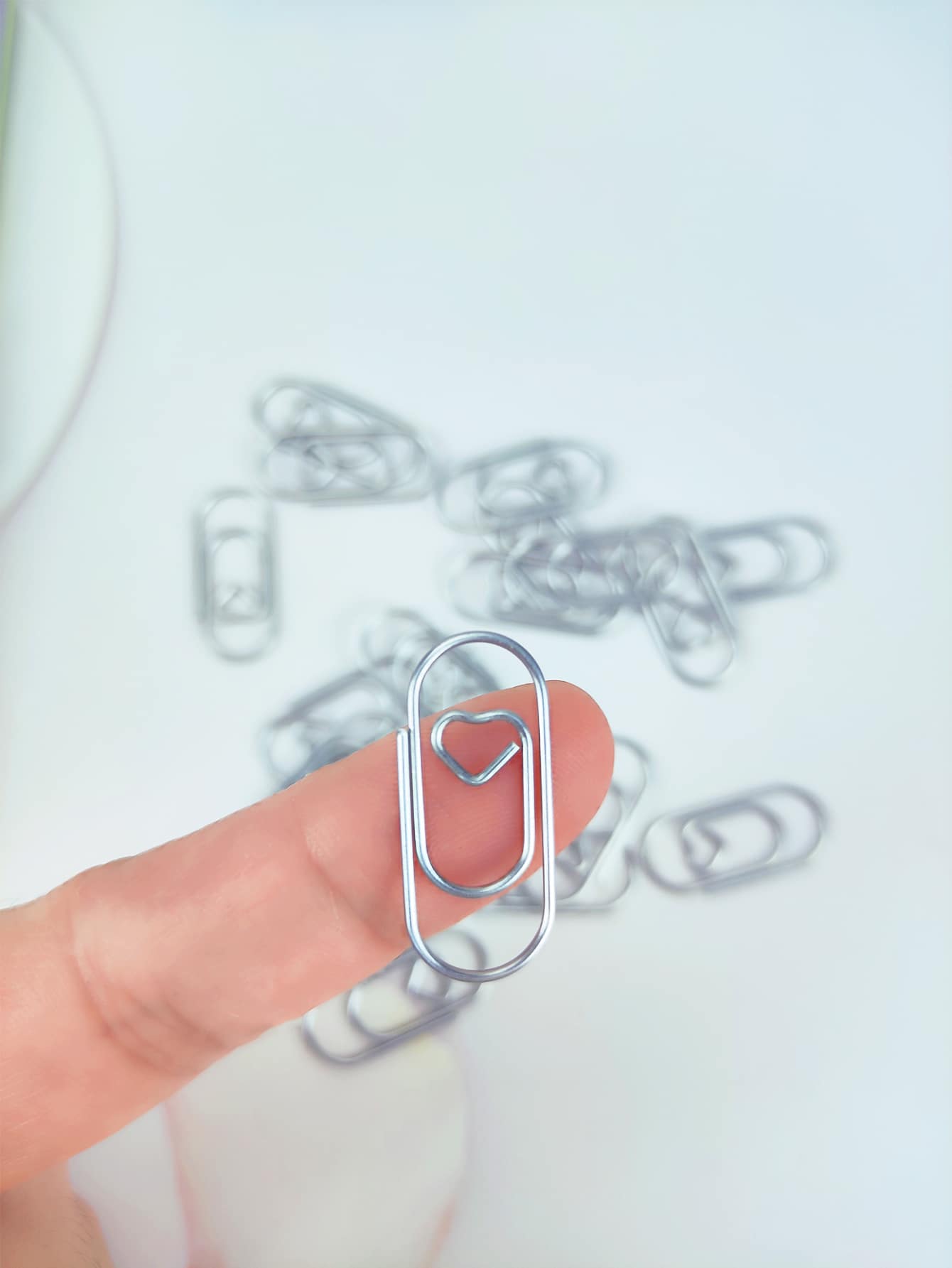 50 Cái Kẹp Giấy Màu, Kẹp Giấy Đa Năng Đơn Giản Cho Văn Phòng, Trường Học - Bạc - Xem 1