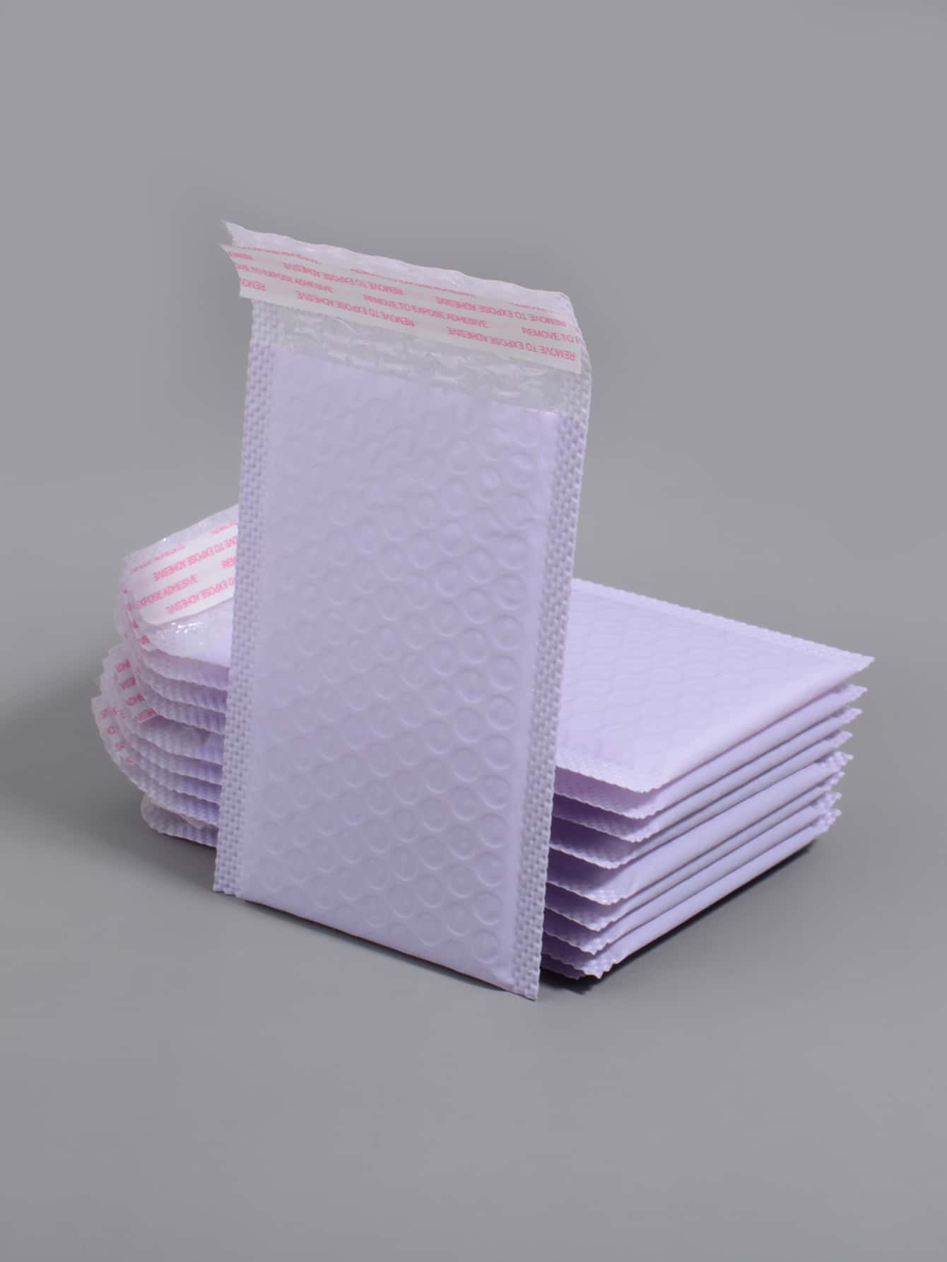 10pcs Solid Color Bubble Mailer Bag, Simple Multi-purpose Packing Bag For Home, Office, School - Purple - View 1