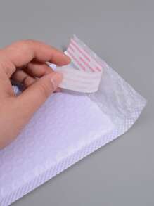 10pcs Solid Color Bubble Mailer Bag, Simple Multi-purpose Packing Bag For Home, Office, School - Purple - View 2