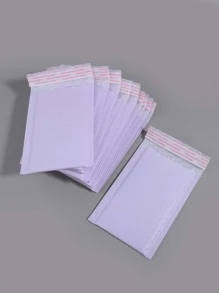 10pcs Solid Color Bubble Mailer Bag, Simple Multi-purpose Packing Bag For Home, Office, School - Purple - View 4
