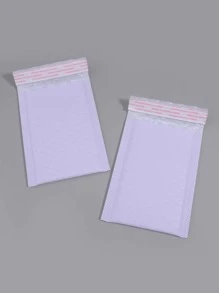 10pcs Solid Color Bubble Mailer Bag, Simple Multi-purpose Packing Bag For Home, Office, School - Purple - View 5