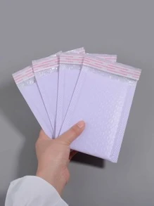 10pcs Solid Color Bubble Mailer Bag, Simple Multi-purpose Packing Bag For Home, Office, School - Purple - View 6