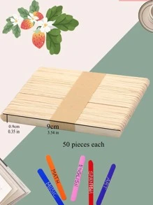 1入組極簡風格木頭棒 - 白色 - 查看 5