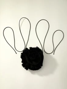 chi tiết xếp nếp vòng cổ tua rua - Nhiều màu - Xem 2