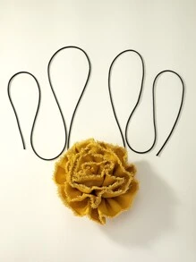 花朵裝飾頸鏈 - 彩色 - 查看 4