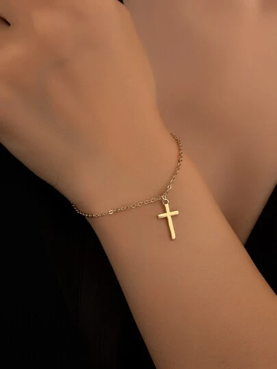 十字架吊飾手環