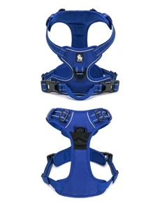 Truelove 1入組無拉式寵物背帶適用於貓和狗狗適用於戶外 - 寶藍色 - 查看 4