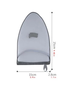 1件迷你手持熨衣板、熨衣垫、熨衣手套，适用于熨烫衣物 - 灰色 - 查看 5