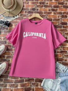 Calvaya Camiseta con estampado de letra