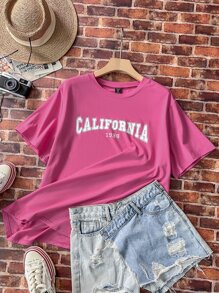 Calvaya Camiseta con estampado de letra