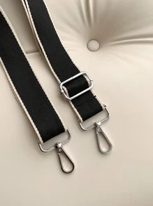 Fashionable Nylon Shoulder Strap, Adjustable Length - Black - View 2