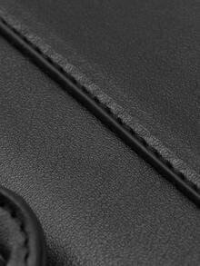 Minimalist Square Bag Mini Flap Black - Black - View 3