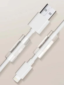 20 cái/bộ Giá đỡ dây PMMA không đục lỗ, Bộ cố định dây rõ ràng tối giản cho gia đình - Trong sáng - Xem 3
