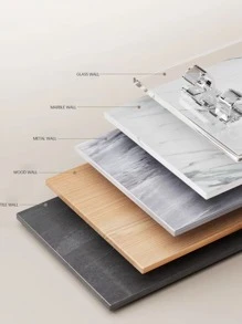 20 cái/bộ Giá đỡ dây PMMA không đục lỗ, Bộ cố định dây rõ ràng tối giản cho gia đình - Trong sáng - Xem 4