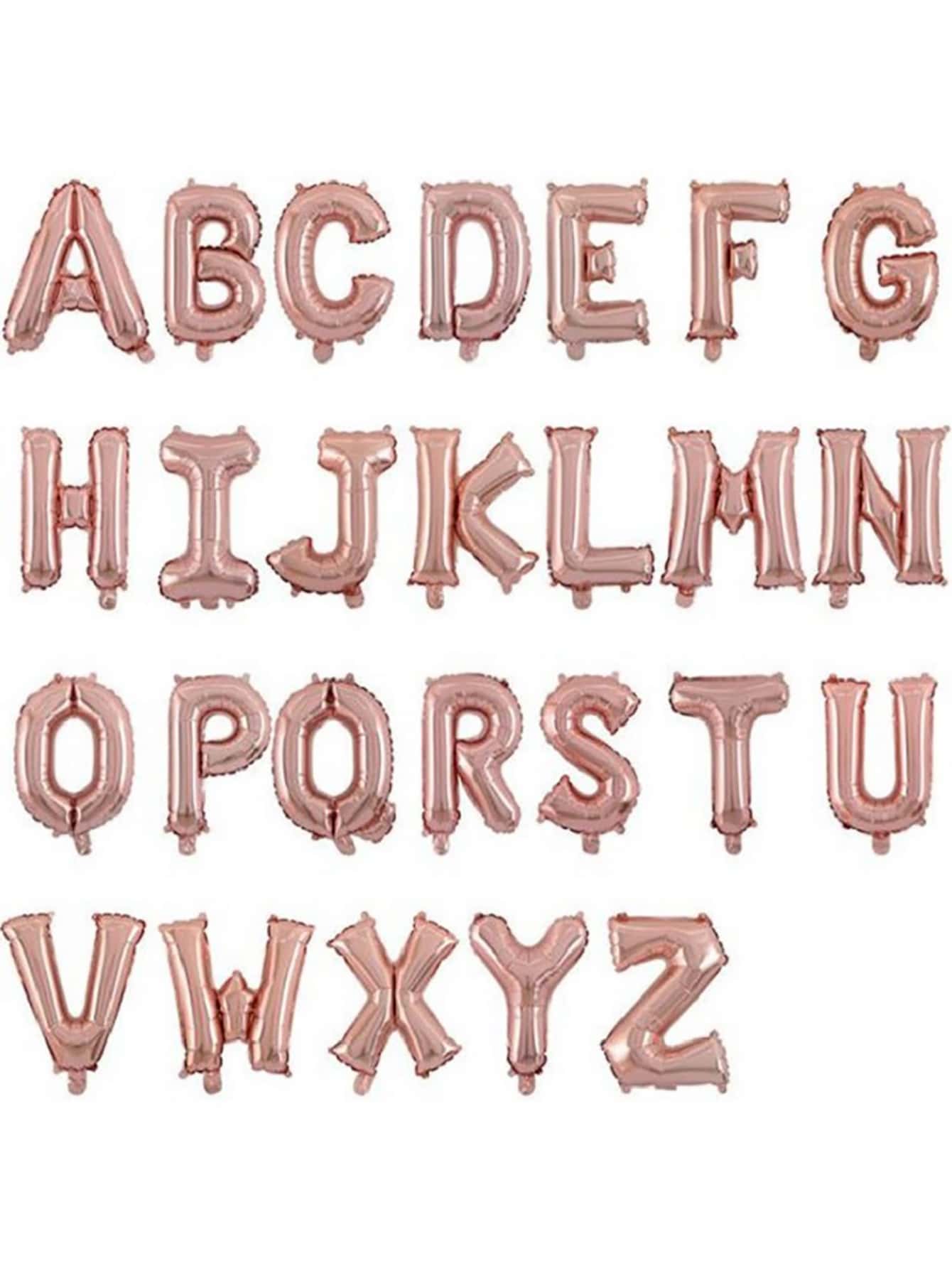 1 bóng nhựa 16 inch, bóng trang trí đồ họa chữ cái cho bữa tiệc - Xem 1