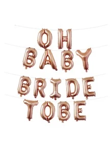 1 bóng nhựa 16 inch, bóng trang trí đồ họa chữ cái cho bữa tiệc - Xem 4