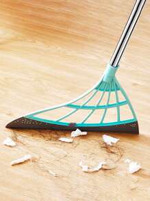 1 Chổi Vắt Nhà Vệ Sinh Nhà Vệ Sinh Kép Bàn Chải Làm Sạch, Giặt Khô Và Ướt - màu xanh lá - Xem 5