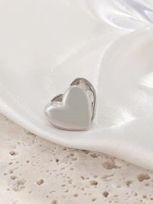 1入組愛心裝飾耳夾