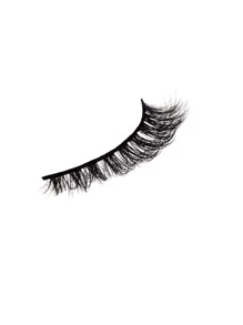 10 对自然长假睫毛 13 毫米交叉假睫毛条状睫毛、睫毛、睫毛、假睫毛 - 黑色 - 查看 4