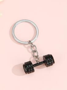 Dumbbell Charm Keychain Casual Car Accessories Bag Charm School