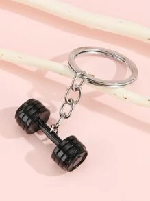 Dumbbell Charm Keychain Casual Car Accessories Bag Charm School