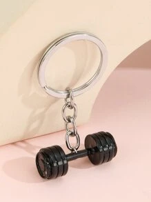 Dumbbell Charm Keychain Casual Car Accessories Bag Charm School