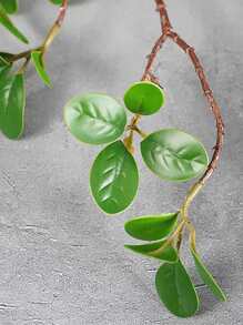 1 pièce Plante artificielle en plastique, branche de feuilles artificielles pour la décoration de la maison, la Saint-Valentin, les cadeaux