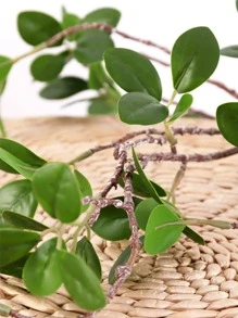 1 pièce Plante artificielle en plastique, branche de feuilles artificielles pour la décoration de la maison, la Saint-Valentin, les cadeaux