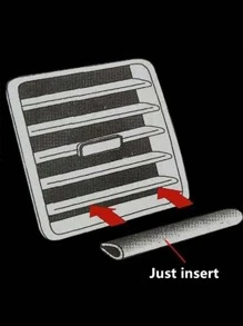 10 chiếc ô tô Air Outlet Trim Strip - Màu tím - Xem 5