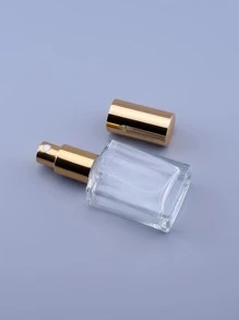 1pc 30 ML Empty Perfume Spray Square Glass Bottle, Refillable Glass Atomizer Spray Bottles With Funnels Pipettes Dispenser For Perfume, Fragrance, Lotion, Essential Oil - Clear - View 2