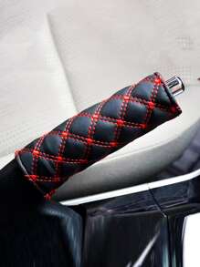 2pcs Red Line Handbrake Gear Set, Fits Any Car,Car Acessesories