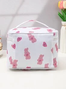Cartoon Graphic makeup bag For Travel Portable Large-capacity Cosmetic Bag, Simple Toiletry Wash Bag For Travel - Multicolor - View 3